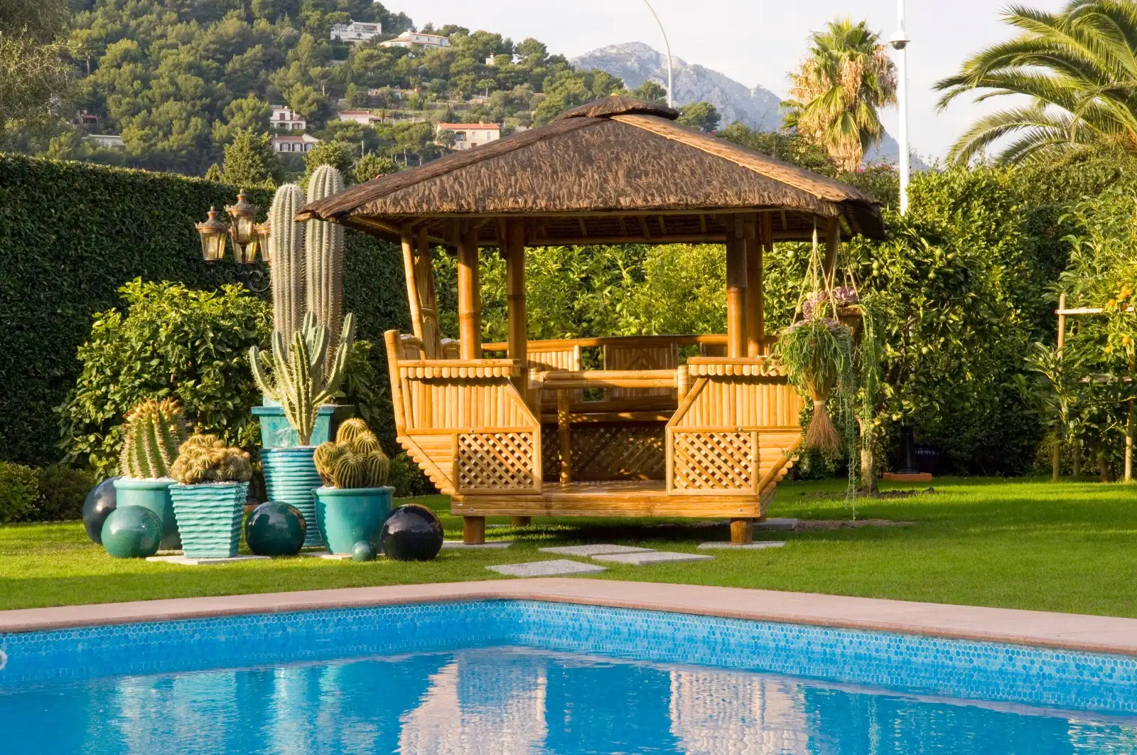 Nipa Hut in the Grass